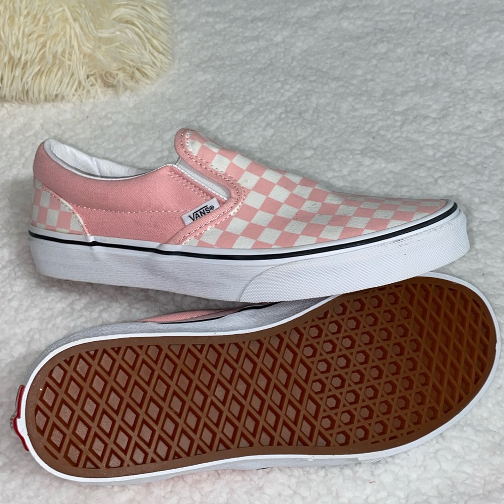 Pink Checkered Vans